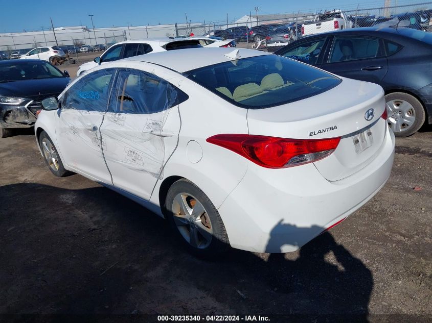 2012 Hyundai Elantra Gls VIN: 5NPDH4AE8CH116145 Lot: 39235340