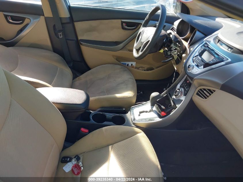 2012 Hyundai Elantra Gls VIN: 5NPDH4AE8CH116145 Lot: 39235340