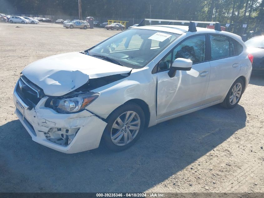 2016 Subaru Impreza 2.0I Premium VIN: JF1GPAB60G8269313 Lot: 39235346