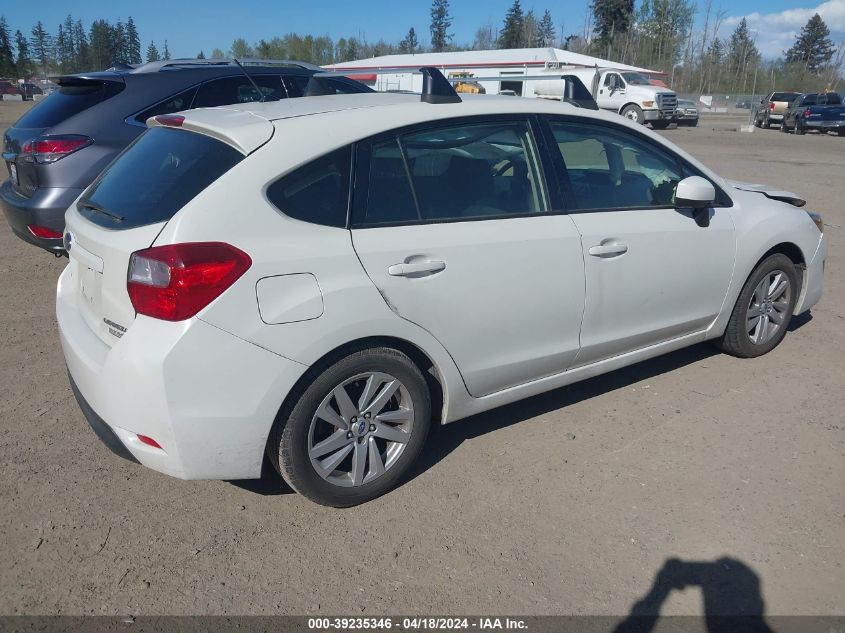 2016 Subaru Impreza 2.0I Premium VIN: JF1GPAB60G8269313 Lot: 39235346