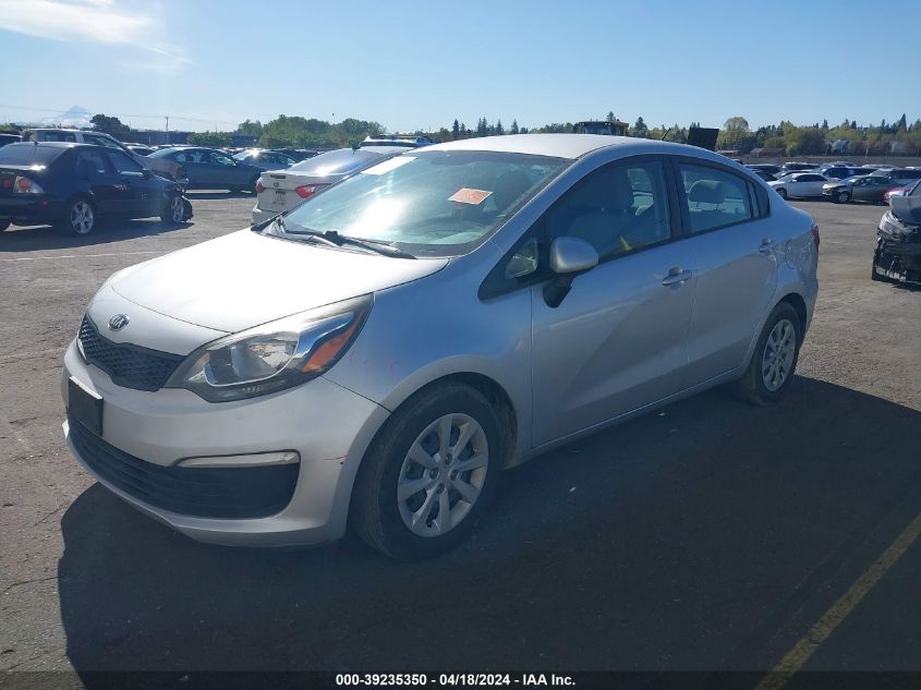 2016 Kia Rio Lx VIN: KNADM4A38G6699338 Lot: 39235350