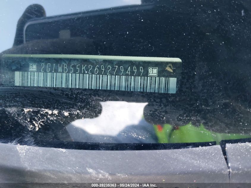2006 Chevrolet Impala Ls VIN: 2G1WB55K269279499 Lot: 11972077