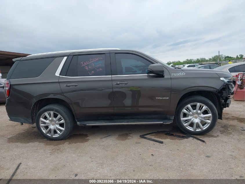 2021 Chevrolet Tahoe 2Wd High Country VIN: 1GNSCTKL8MR123952 Lot: 39235366