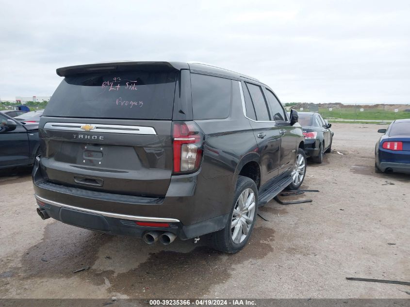 2021 Chevrolet Tahoe 2Wd High Country VIN: 1GNSCTKL8MR123952 Lot: 39235366