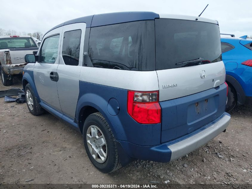 2006 Honda Element Lx VIN: 5J6YH18316L003202 Lot: 39235371