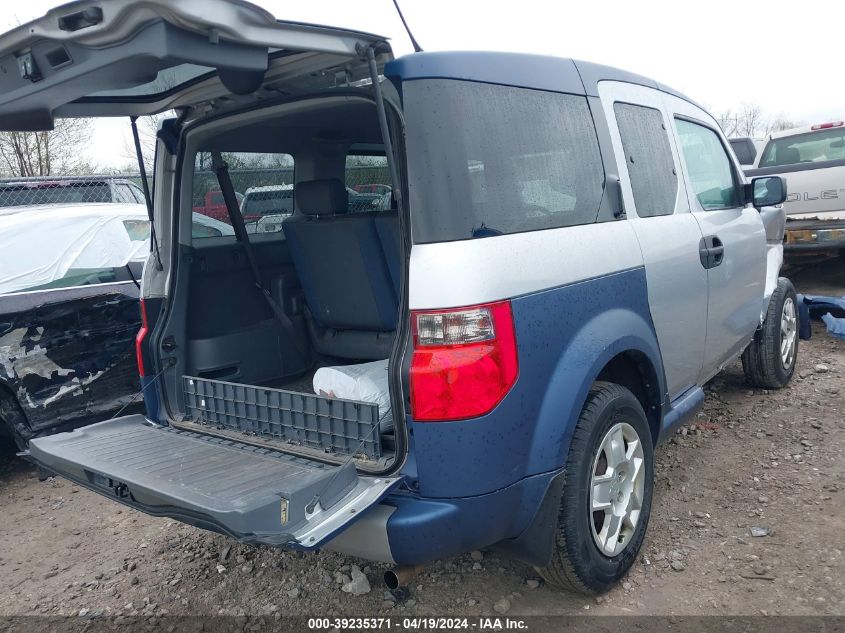 2006 Honda Element Lx VIN: 5J6YH18316L003202 Lot: 39235371