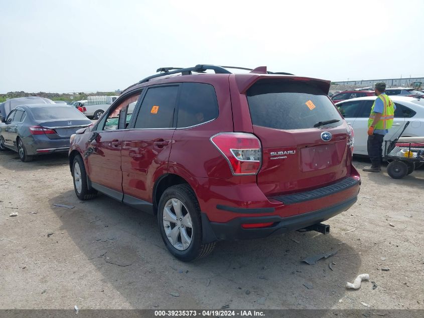 2016 Subaru Forester 2.5I Limited VIN: JF2SJARC0GH421285 Lot: 39235373