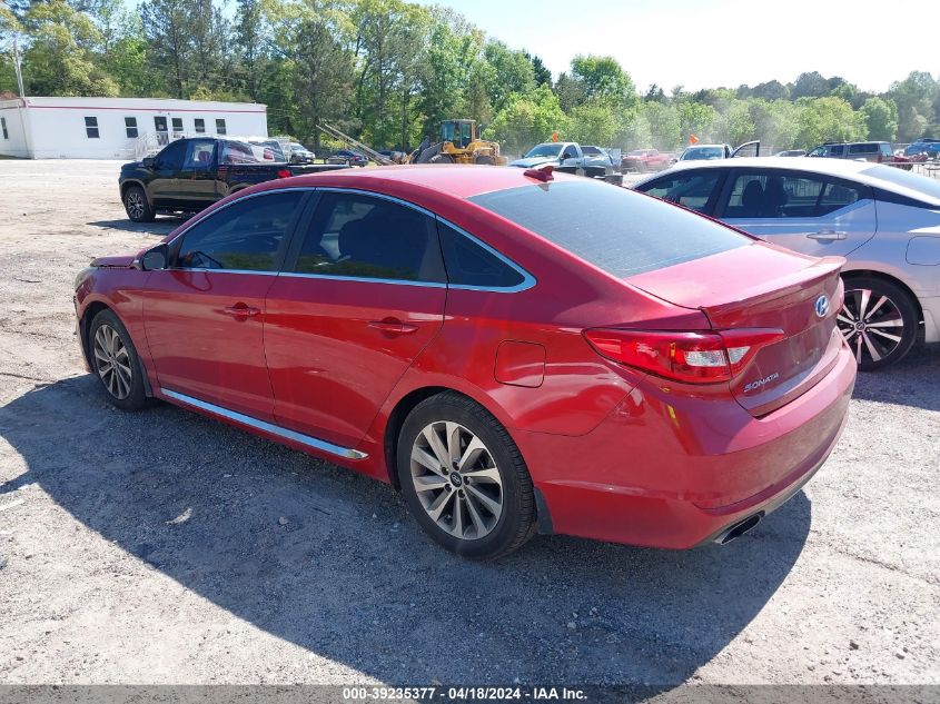 2017 Hyundai Sonata Sport VIN: 5NPE34AF5HH474919 Lot: 39235377