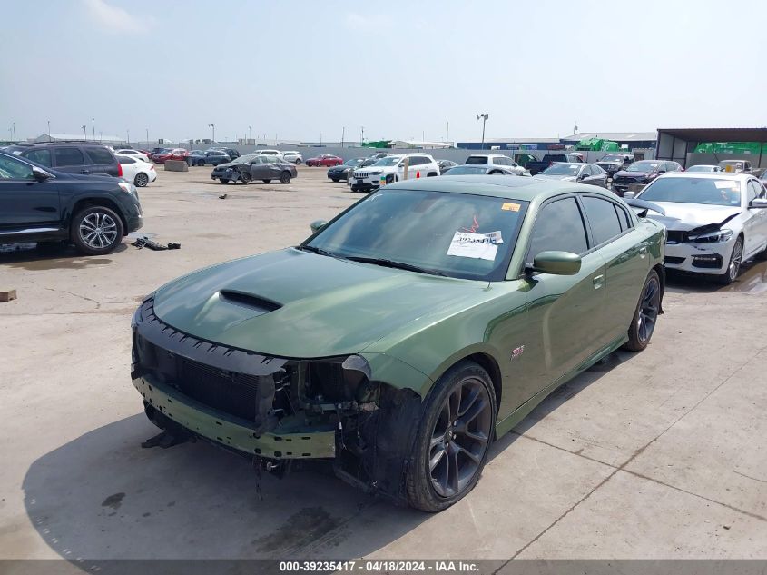 2022 Dodge Charger Scat Pack VIN: 2C3CDXGJ4NH166277 Lot: 39235417