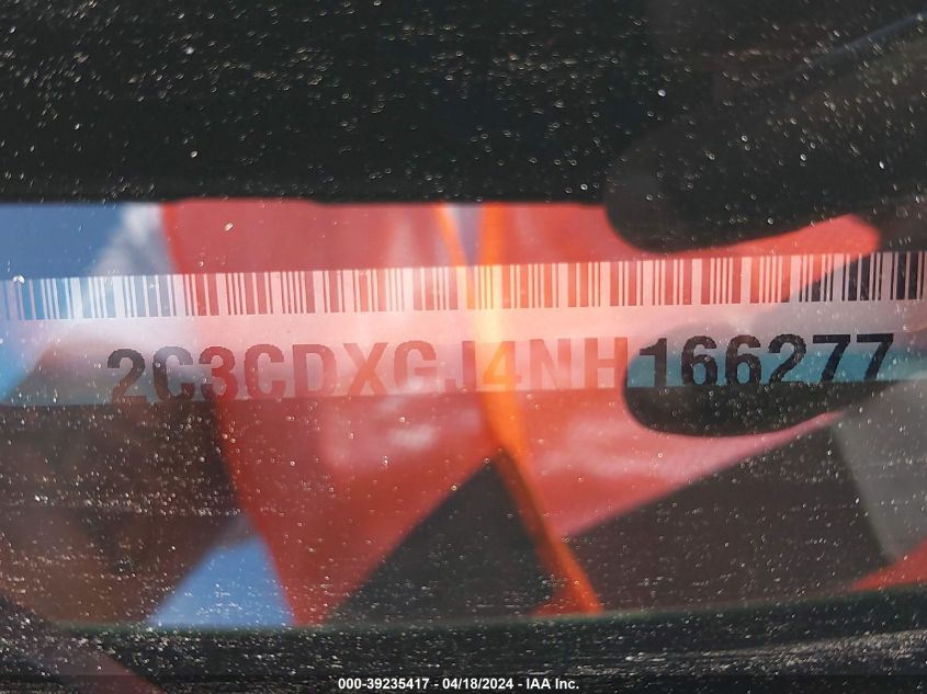 2022 Dodge Charger Scat Pack VIN: 2C3CDXGJ4NH166277 Lot: 39235417