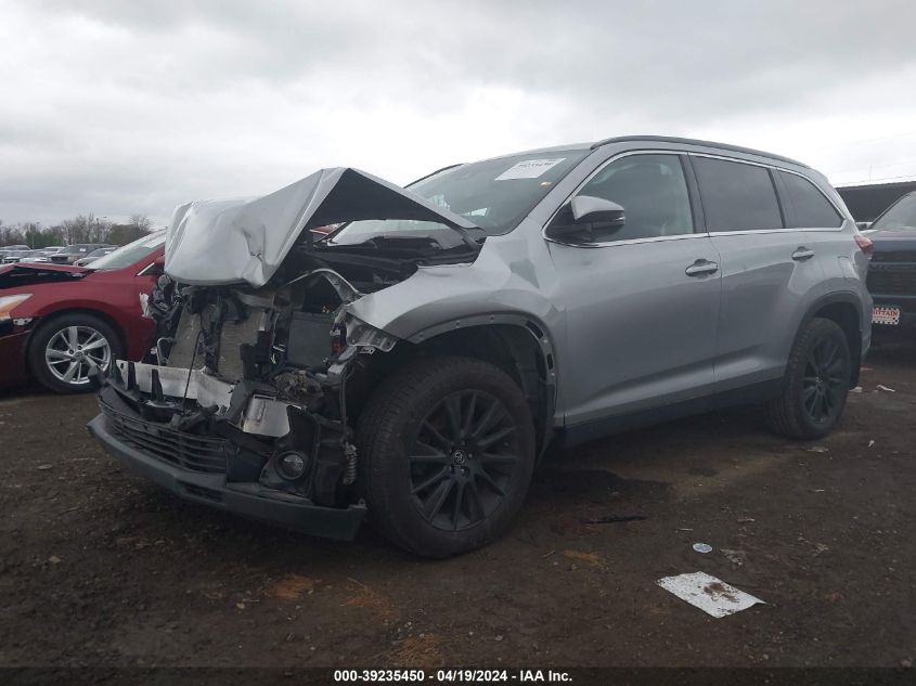 2019 Toyota Highlander Se VIN: 5TDKZRFH2KS555855 Lot: 39235450