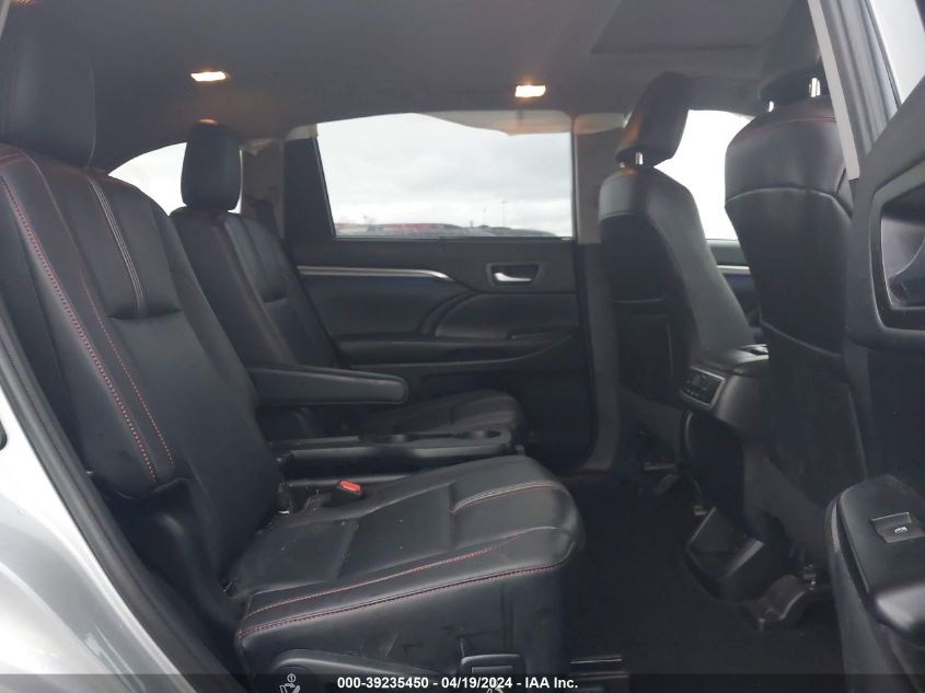 2019 Toyota Highlander Se VIN: 5TDKZRFH2KS555855 Lot: 39235450