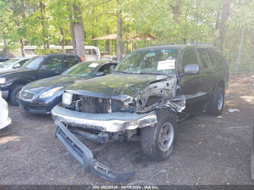 2000 Toyota 4Runner VIN: JT3GM84R4Y0060762 Lot: 39235538