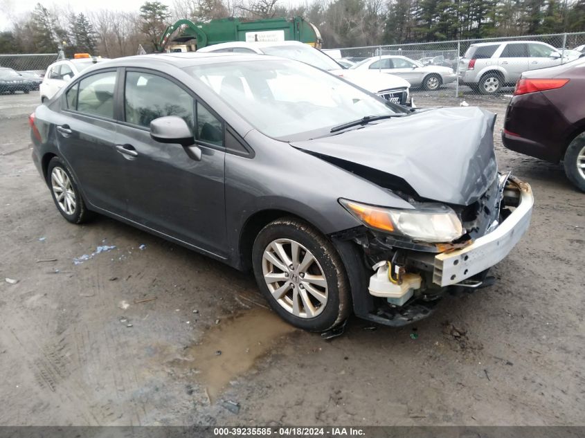 2012 Honda Civic Ex VIN: 19XFB2F87CE332736 Lot: 39235585