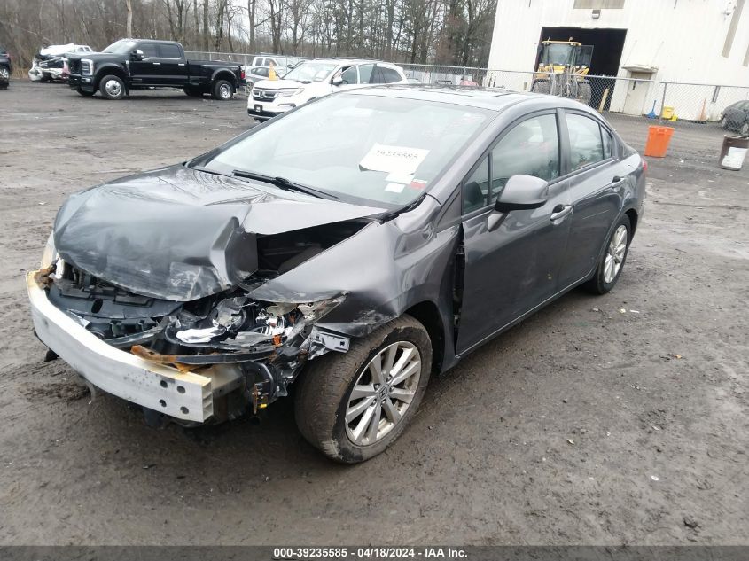 2012 Honda Civic Ex VIN: 19XFB2F87CE332736 Lot: 39235585