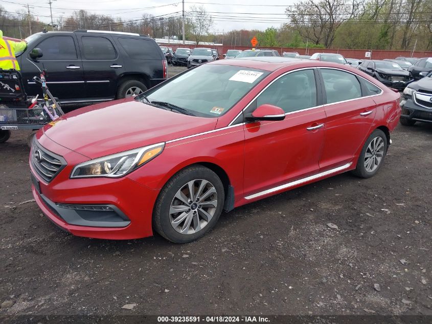 2017 Hyundai Sonata Sport VIN: 5NPE34AF2HH457544 Lot: 39235591