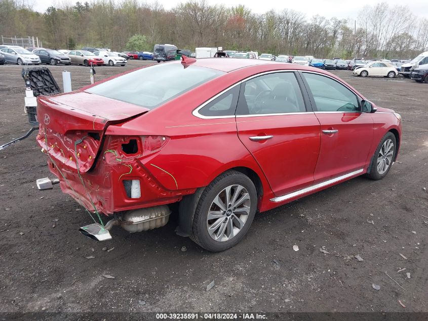 2017 Hyundai Sonata Sport VIN: 5NPE34AF2HH457544 Lot: 39235591