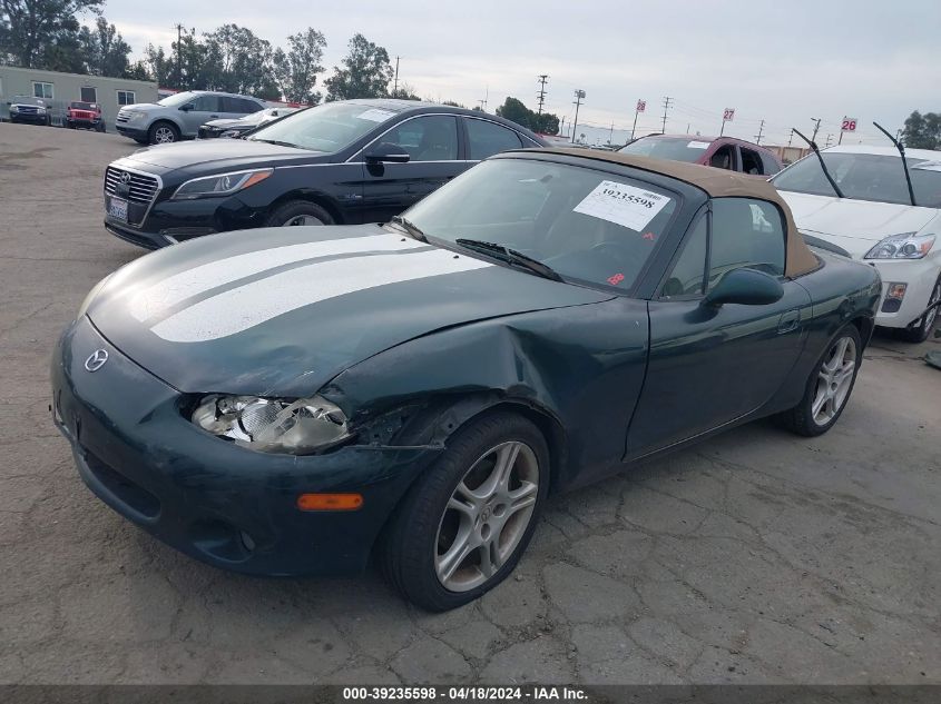 2004 Mazda Mx-5 Miata Ls VIN: JM1NB353840408255 Lot: 48724844