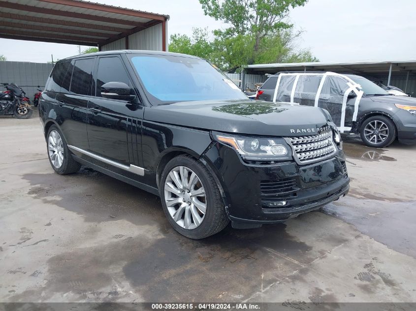 2017 Land Rover Range Rover 5.0L V8 Supercharged VIN: SALGS2FE5HA366476 Lot: 39235615