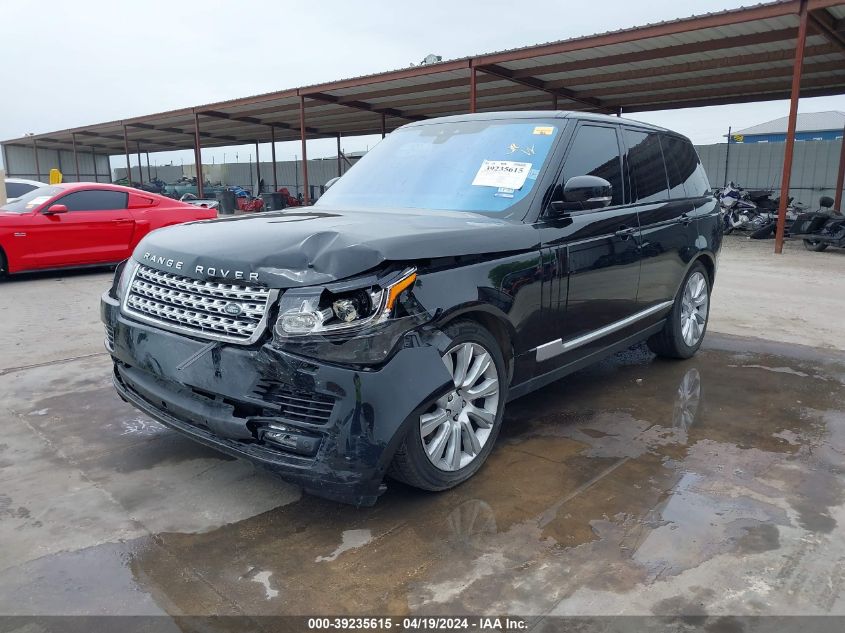 2017 Land Rover Range Rover 5.0L V8 Supercharged VIN: SALGS2FE5HA366476 Lot: 39235615