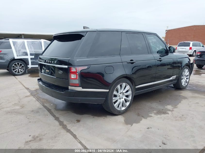 2017 Land Rover Range Rover 5.0L V8 Supercharged VIN: SALGS2FE5HA366476 Lot: 39235615