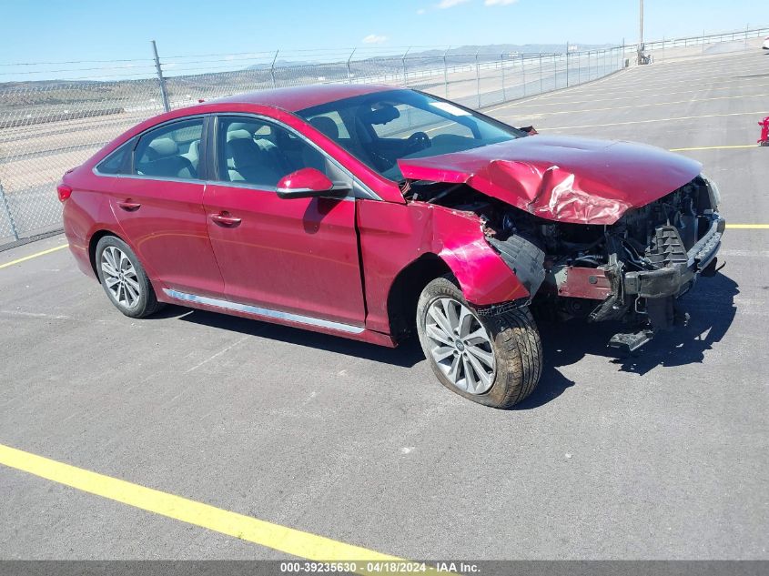 2016 Hyundai Sonata Sport VIN: 5NPE34AF8GH270842 Lot: 39235630
