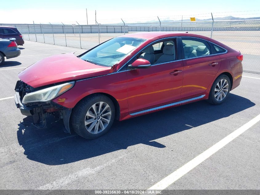 2016 Hyundai Sonata Sport VIN: 5NPE34AF8GH270842 Lot: 39235630