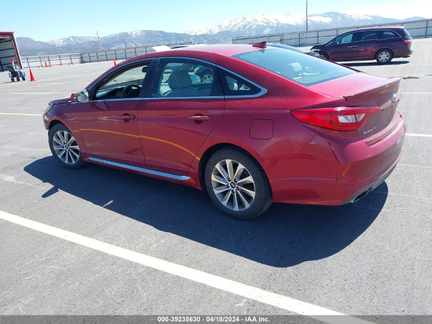 2016 Hyundai Sonata Sport VIN: 5NPE34AF8GH270842 Lot: 39235630