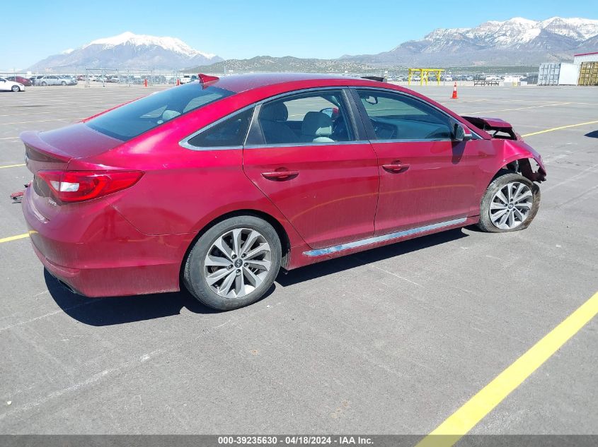 2016 Hyundai Sonata Sport VIN: 5NPE34AF8GH270842 Lot: 39235630