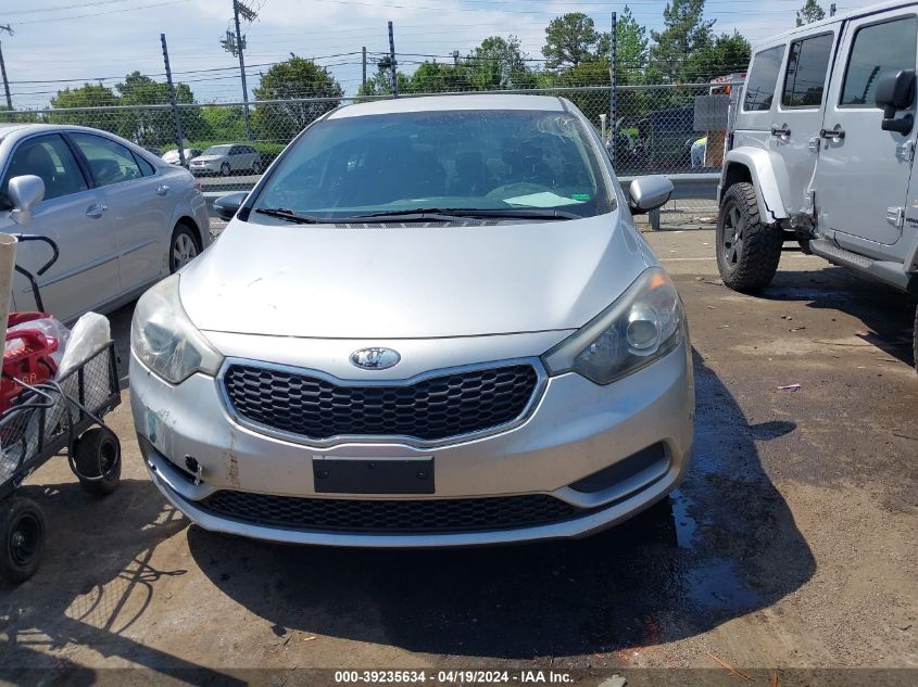 2014 Kia Forte Lx VIN: KNAFX4A6XE5173533 Lot: 39235634