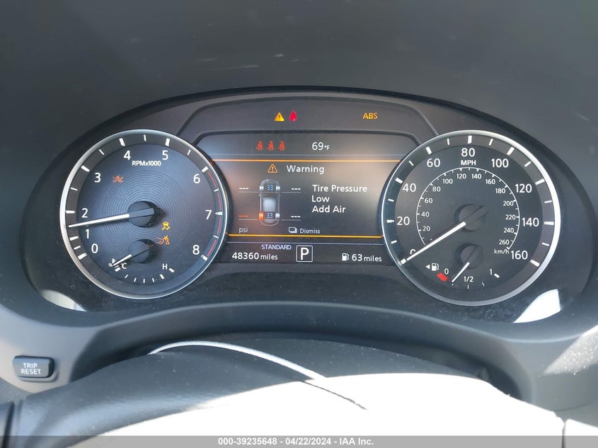 2022 INFINITI QX50 2.0L I-4 DI, DOHC, V(VIN: 3PCAJ5BB6NF121542