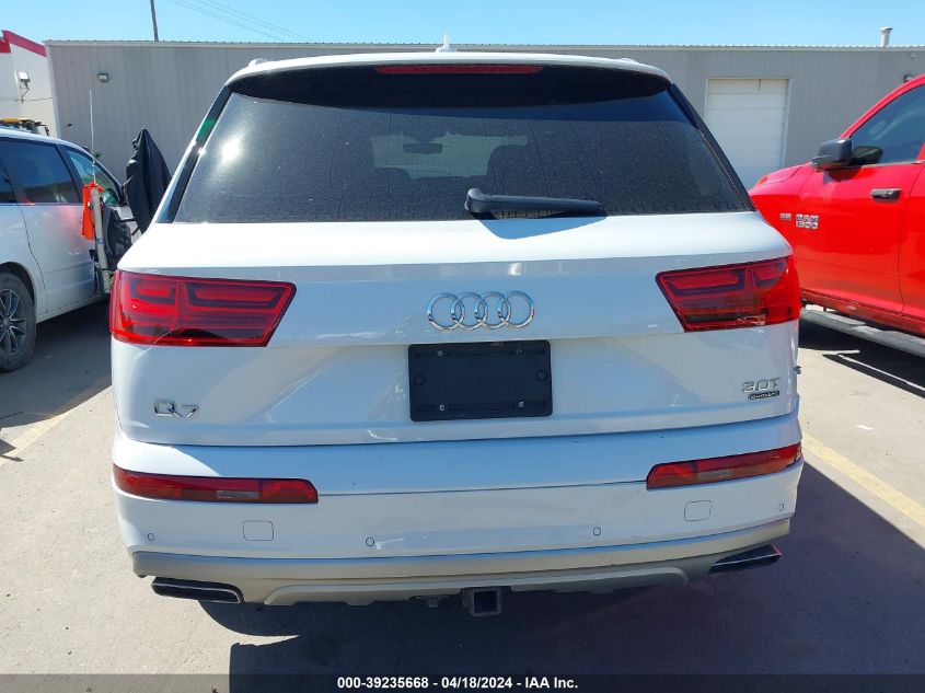 2018 Audi Q7 3.0T Premium VIN: WA1LAAF73JD008134 Lot: 39235668