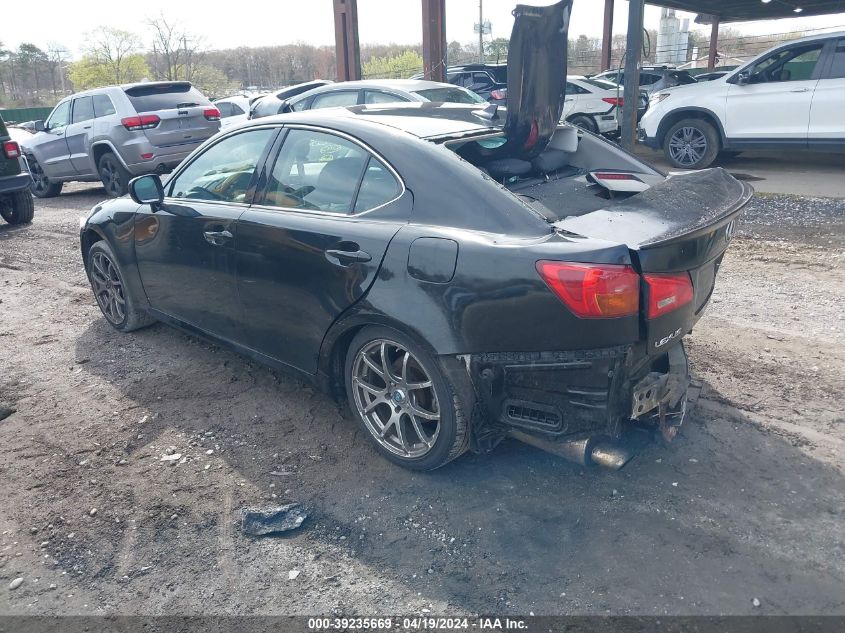 2007 Lexus Is 250 VIN: JTHCK262872009022 Lot: 39235669