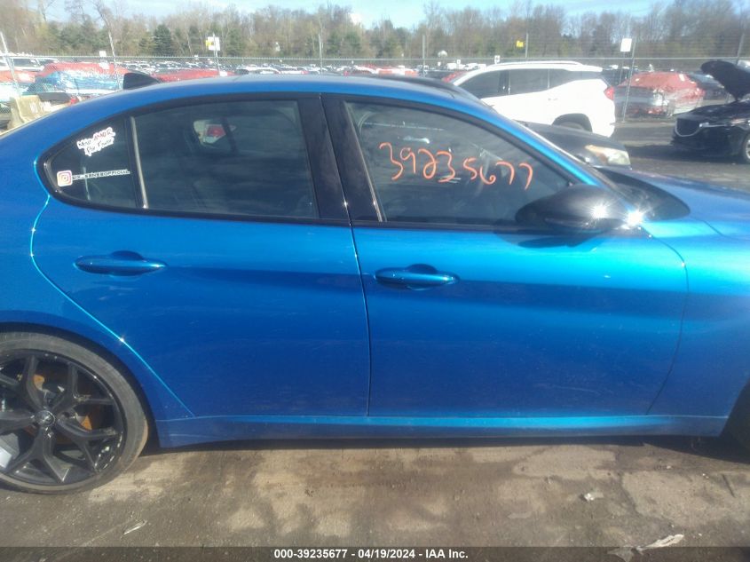 2020 Alfa Romeo Giulia Awd VIN: ZARFANAN7L7637855 Lot: 39235677