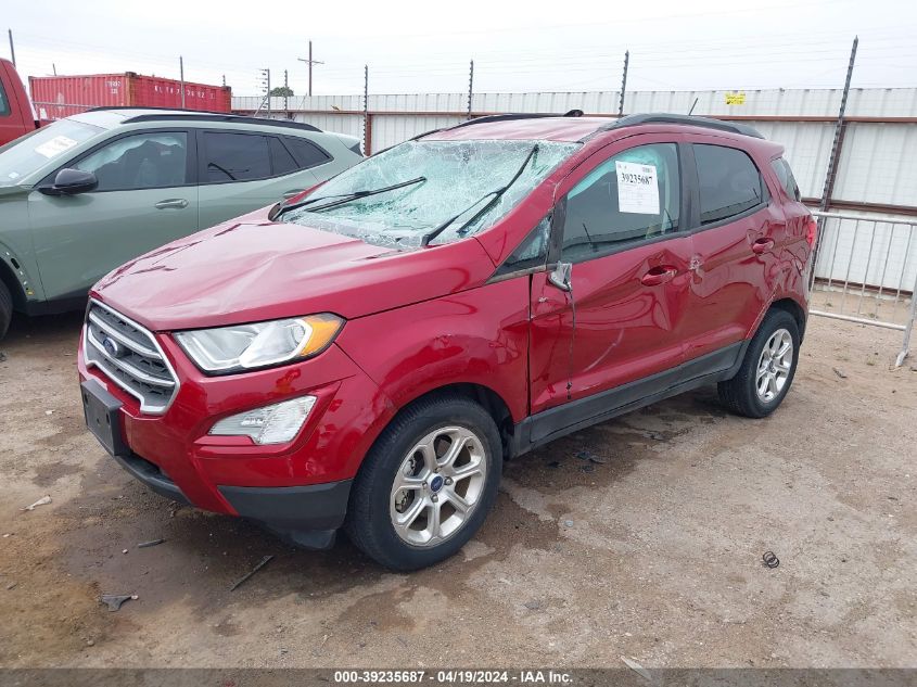 2019 Ford Ecosport Se VIN: MAJ3S2GE7KC310139 Lot: 39235687