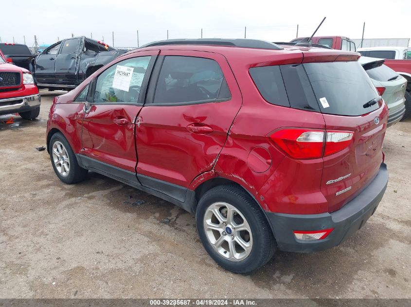 2019 Ford Ecosport Se VIN: MAJ3S2GE7KC310139 Lot: 39235687