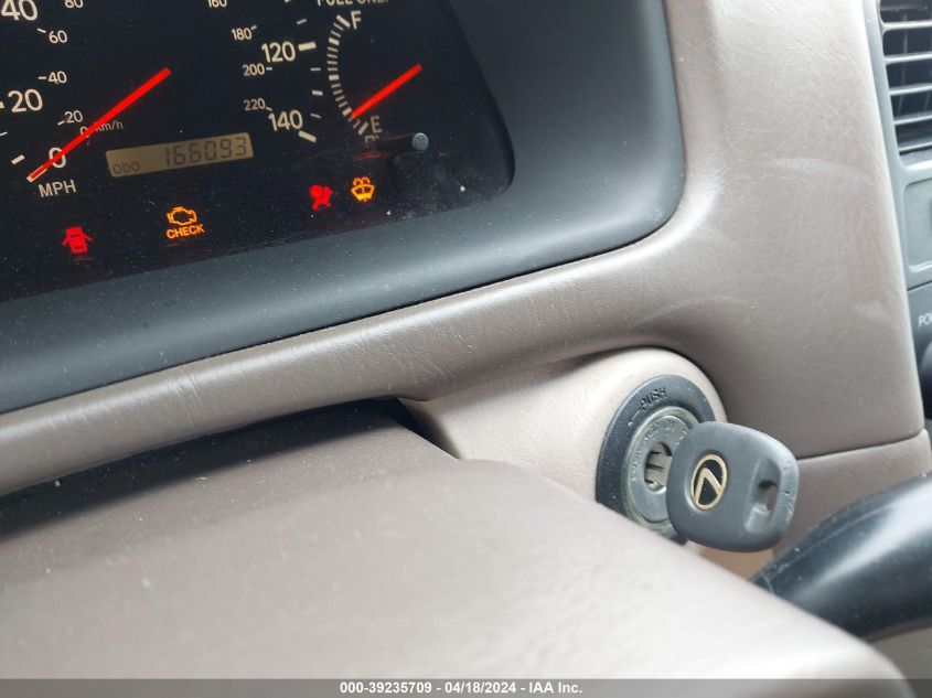 1999 Lexus Es 300 VIN: JT8BF28G1X0190789 Lot: 39219890