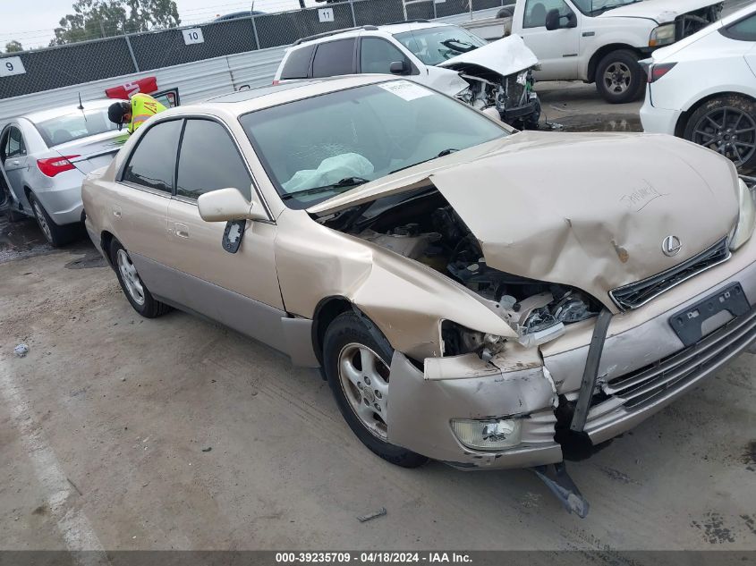 1999 Lexus Es 300 VIN: JT8BF28G1X0190789 Lot: 39219890