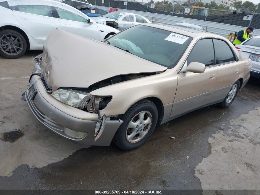 1999 Lexus Es 300 VIN: JT8BF28G1X0190789 Lot: 39219890