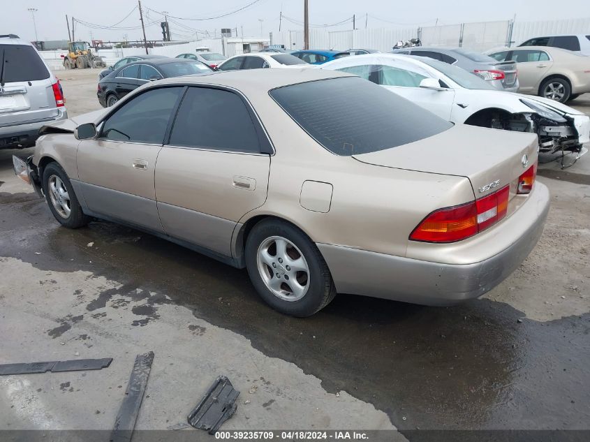 1999 Lexus Es 300 VIN: JT8BF28G1X0190789 Lot: 39219890