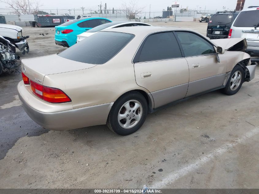 1999 Lexus Es 300 VIN: JT8BF28G1X0190789 Lot: 39219890