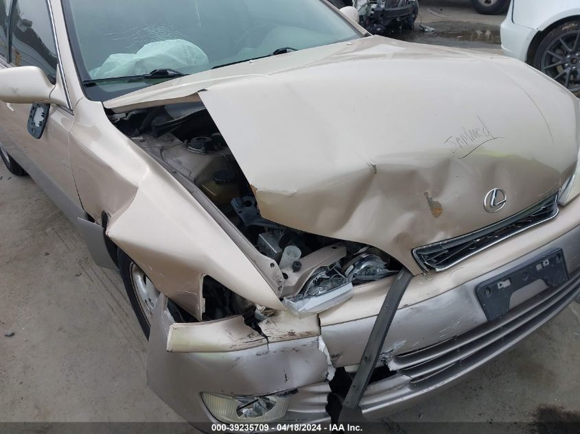 1999 Lexus Es 300 VIN: JT8BF28G1X0190789 Lot: 39219890