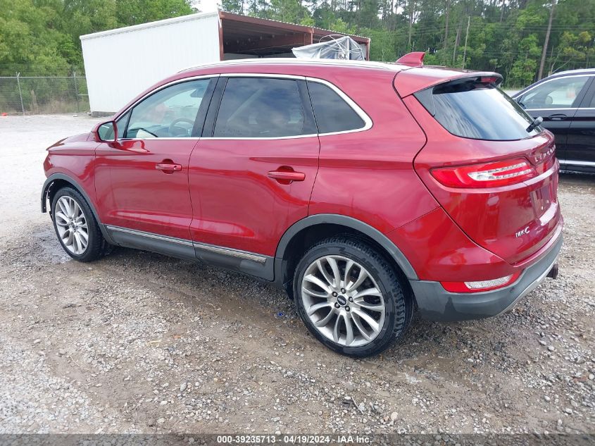 2016 Lincoln Mkc Reserve VIN: 5LMCJ3C92GUJ03258 Lot: 39235713