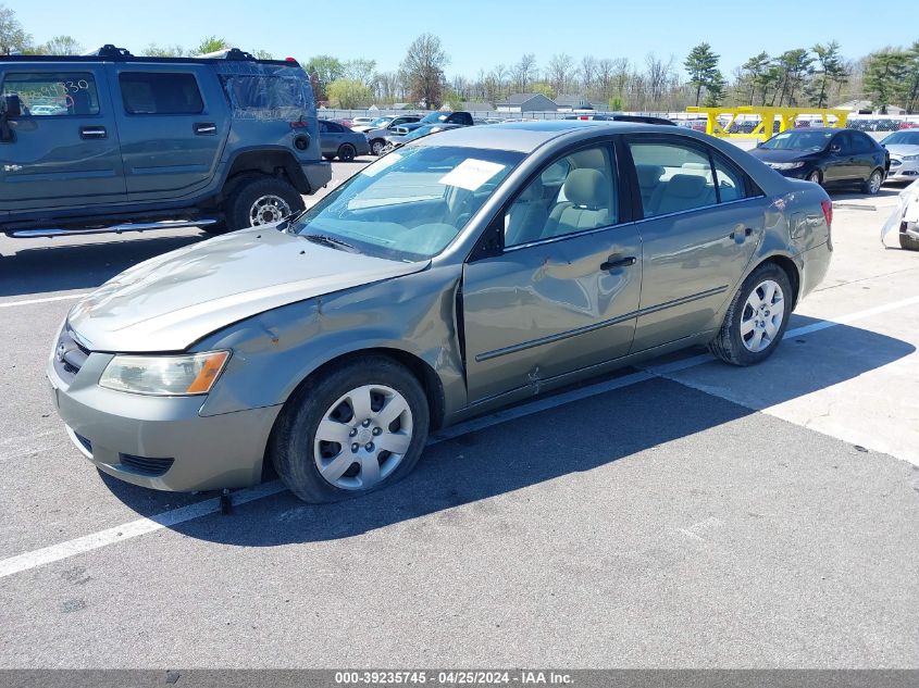 2008 Hyundai Sonata Gls VIN: 5NPET46C88H389992 Lot: 39235745