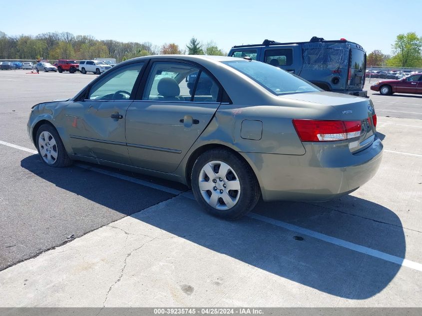 2008 Hyundai Sonata Gls VIN: 5NPET46C88H389992 Lot: 39235745