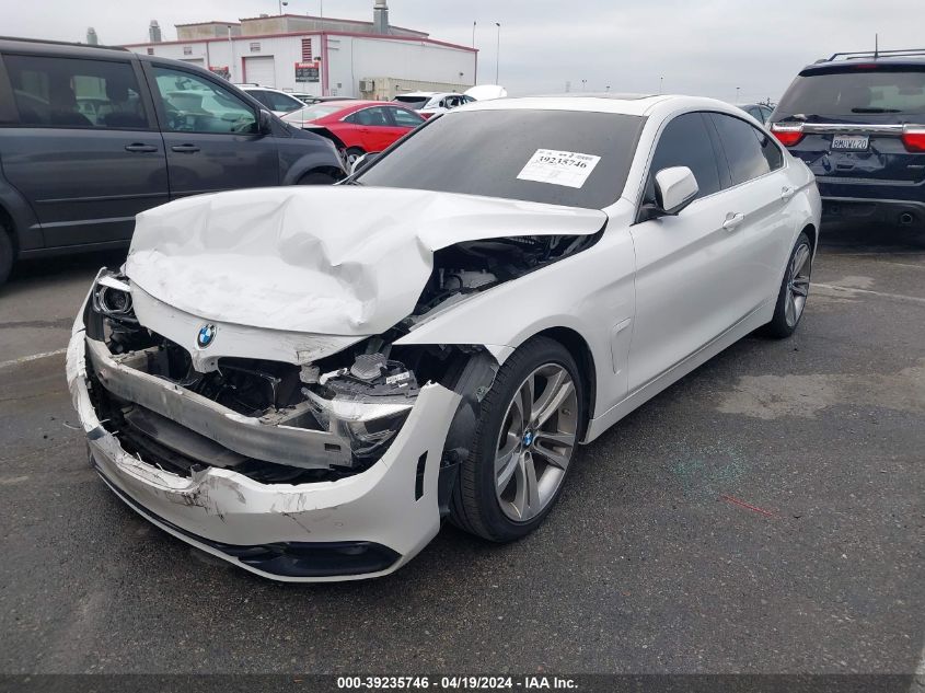 2019 BMW 430I Gran Coupe VIN: WBA4J1C53KBM17130 Lot: 39235746