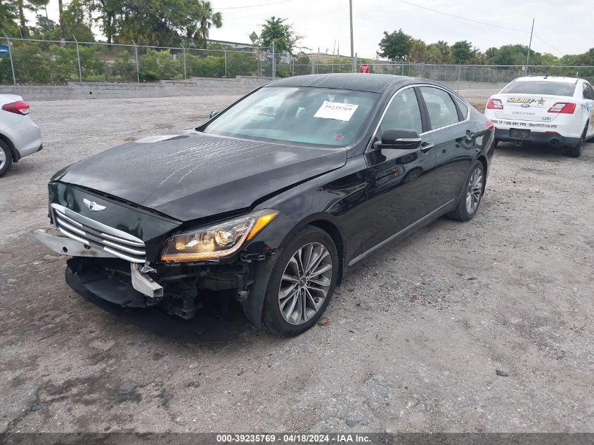 2015 Hyundai Genesis 3.8 VIN: KMHGN4JE6FU017495 Lot: 11987519
