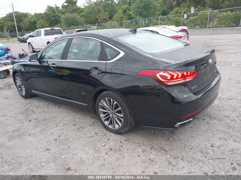 2015 Hyundai Genesis 3.8 VIN: KMHGN4JE6FU017495 Lot: 11987519