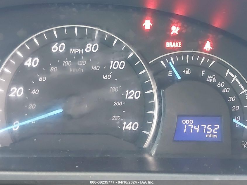 2014 Toyota Camry Le VIN: 4T4BF1FK0ER369545 Lot: 39235777