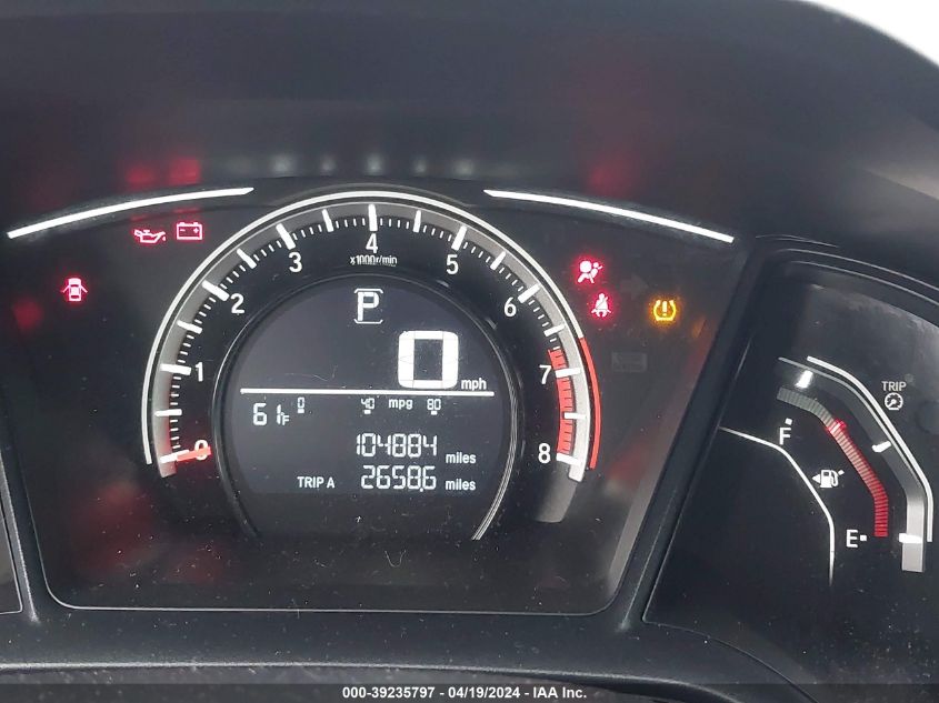 2018 Honda Civic Lx VIN: 2HGFC2F59JH520860 Lot: 39235797